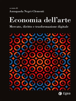 cover image of Economia dell'arte